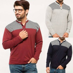 Pack of 3 Checked Yarn T-Shirt TSF-011